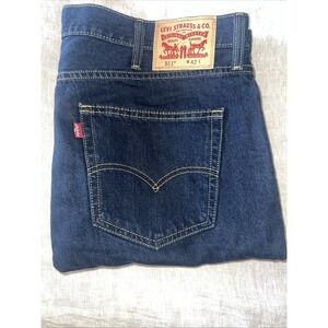 Levi's 511 Slim Stretch Men's Sz 42 Dark Wash Jean Shorts NWOT